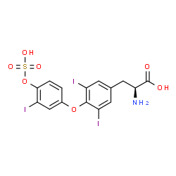 ChemSpider 2D Image | Triiodothyronine sulfate | C15H12I3NO7S