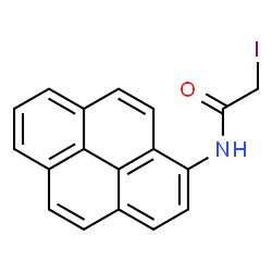 ChemSpider 2D Image | N-(1-pyrene)iodoacetamide | C18H12INO