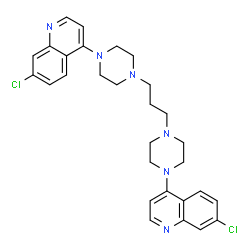 ChemSpider 2D Image | Piperaquine | C29H32Cl2N6