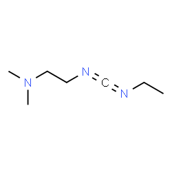 ChemSpider 2D Image | N-[2-(Dimethylamino)ethyl]-N'-ethylcarbodiimide | C7H15N3