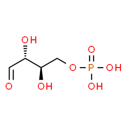 ChemSpider 2D Image | Erythrose, 4-phosphate | C4H9O7P