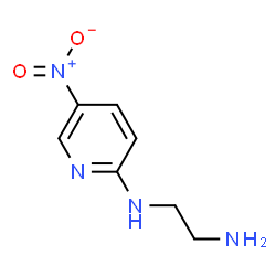 ChemSpider 2D Image | 2-(2-AMINOETHYLAMINO)-5-NITROPYRIDINE | C7H10N4O2