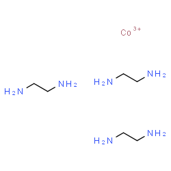 ChemSpider 2D Image | Cobalt(III) tris(ethylenediamine) | C6H24CoN6
