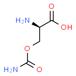ChemSpider 2D Image | CARBAMOYL-D-SERINE | C4H8N2O4