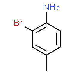 ChemSpider 2D Image | 2-Bromo-p-toluidine | C7H8BrN