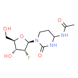 ChemSpider 2D Image | N-Acetyl-2'-deoxy-2'-fluoro-3,4,5,6-tetrahydrocytidine | C11H18FN3O5