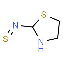 ChemSpider 2D Image | 2-(Thioxoamino)-1,3-thiazolidine | C3H6N2S2