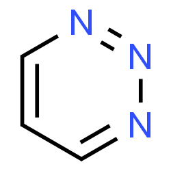 ChemSpider 2D Image | 1,2,3-Triazine | C3H3N3