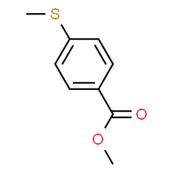 ChemSpider 2D Image | Methyl 4-(methylthio)benzoate | C9H10O2S