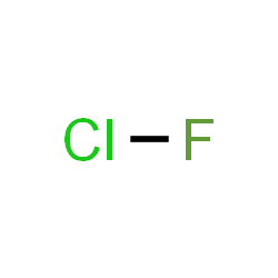 ChemSpider 2D Image | Chlorine monofluoride | ClF