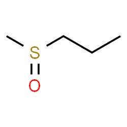 ChemSpider 2D Image | Methyl propyl sulfoxide | C4H10OS