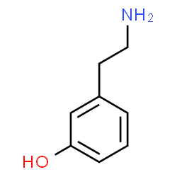 ChemSpider 2D Image | m-tyramine | C8H11NO