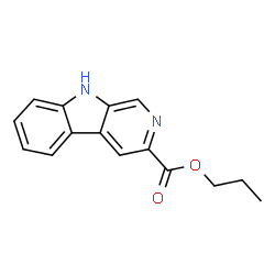 ChemSpider 2D Image | Propyl 9H-beta-carboline-3-carboxylate | C15H14N2O2