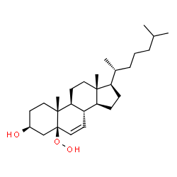 ChemSpider 2D Image | cholesterol hydroperoxide | C27H46O3