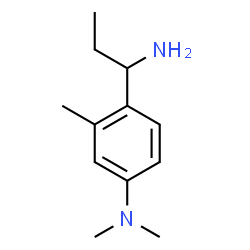 ChemSpider 2D Image | 4-(1-Aminopropyl)-N,N,3-trimethylaniline | C12H20N2
