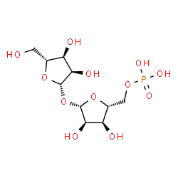 ChemSpider 2D Image | beta-D-Ribofuranosyl 5-O-phosphono-beta-D-ribofuranoside | C10H19O12P