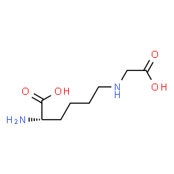 ChemSpider 2D Image | N~6~-(Carboxymethyl)-L-lysine | C8H16N2O4