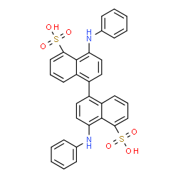 ChemSpider 2D Image | 4,4'-Dianilino-1,1'-binaphthalene-5,5'-disulfonic acid | C32H24N2O6S2