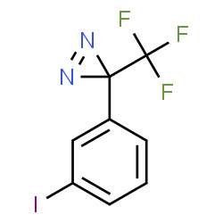 ChemSpider 2D Image | 3-(3-Iodophenyl)-3-(trifluoromethyl)-3H-diazirene | C8H4F3IN2