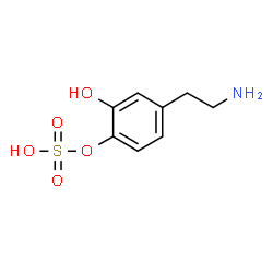 ChemSpider 2D Image | dopamine 4-O-sulfate | C8H11NO5S