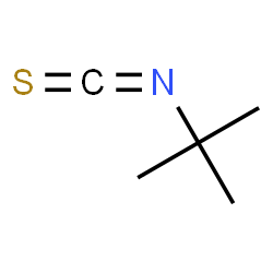 ChemSpider 2D Image | T-BUTYLISOTHIOCYANATE | C5H9NS