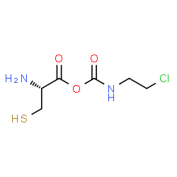 ChemSpider 2D Image | (2-Chloroethyl)carbamoyl L-cysteinate | C6H11ClN2O3S