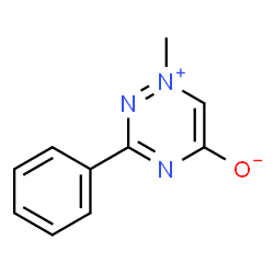 ChemSpider 2D Image | 1-Methyl-3-phenyl-1,2,4-triazin-1-ium-5-olate | C10H9N3O