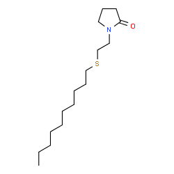 ChemSpider 2D Image | Pirotiodecane | C16H31NOS