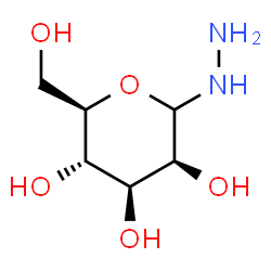 ChemSpider 2D Image | 1-Deoxy-1-hydrazino-D-mannopyranose | C6H14N2O5