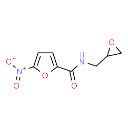ChemSpider 2D Image | 5-Nitro-N-(2-oxiranylmethyl)-2-furamide | C8H8N2O5