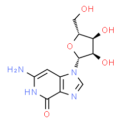 ChemSpider 2D Image | 3-Deazaguanosine | C11H14N4O5