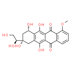 ChemSpider 2D Image | DOXORUBICINOL AGLYCONE | C21H20O9
