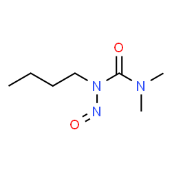 ChemSpider 2D Image | 1-Butyl-3,3-dimethyl-1-nitrosourea | C7H15N3O2