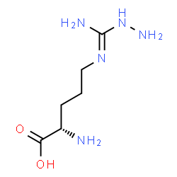 ChemSpider 2D Image | (E)-N~5~-[Amino(hydrazino)methylene]-L-ornithine | C6H15N5O2