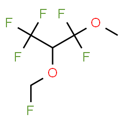 ChemSpider 2D Image | 1,1,1,3,3-Pentafluoro-2-(fluoromethoxy)-3-methoxypropane | C5H6F6O2