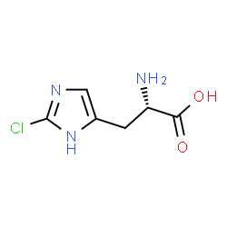 ChemSpider 2D Image | 2-Chloro-L-histidine | C6H8ClN3O2