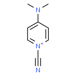 ChemSpider 2D Image | 1-Cyano-4-(dimethylamino)pyridinium | C8H10N3