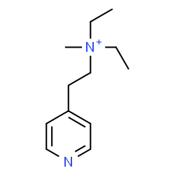 ChemSpider 2D Image | N,N-Diethyl-N-methyl-2-(4-pyridinyl)ethanaminium | C12H21N2