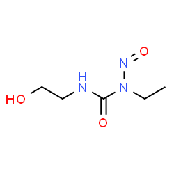 ChemSpider 2D Image | 1-Ethyl-3-(2-hydroxyethyl)-1-nitrosourea | C5H11N3O3