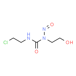 ChemSpider 2D Image | 1-nitroso-1-(2-hydroxyethyl)-3-(2-chloroethyl)urea | C5H10ClN3O3
