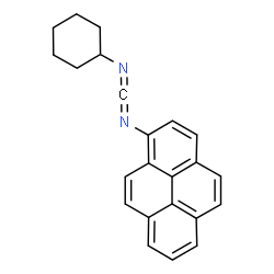ChemSpider 2D Image | N-Cyclohexyl-N'-1-pyrenylcarbodiimide | C23H20N2