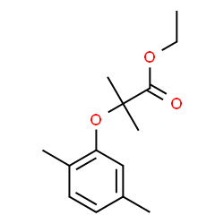 ChemSpider 2D Image | Ethyl 2-(2,5-dimethylphenoxy)-2-methylpropanoate | C14H20O3