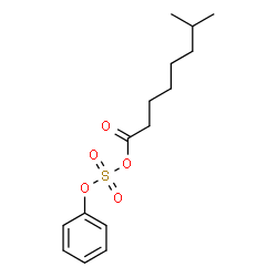 ChemSpider 2D Image | 7-Methyloctanoyl phenyl sulfate | C15H22O5S