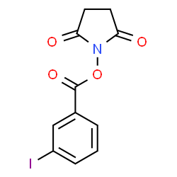 ChemSpider 2D Image | 1-[(3-Iodobenzoyl)oxy]-2,5-pyrrolidinedione | C11H8INO4