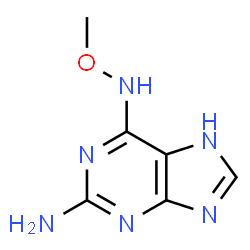 ChemSpider 2D Image | N6-Methoxy-9H-purine-2,6-diamine | C6H8N6O