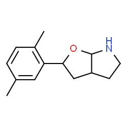 ChemSpider 2D Image | 2-(2,5-Dimethylphenyl)hexahydro-2H-furo[2,3-b]pyrrole | C14H19NO