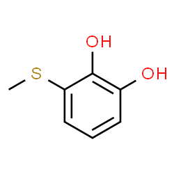ChemSpider 2D Image | 3-(Methylsulfanyl)-1,2-benzenediol | C7H8O2S