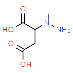 ChemSpider 2D Image | 2-Hydrazinosuccinic acid | C4H8N2O4