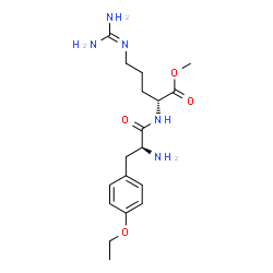 ChemSpider 2D Image | Methyl O-ethyl-L-tyrosyl-N~5~-(diaminomethylene)-D-ornithinate | C18H29N5O4