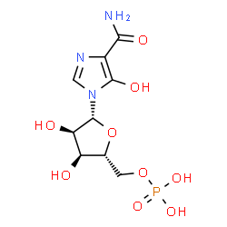 ChemSpider 2D Image | Mizoribine 5'-monophosphate | C9H14N3O9P